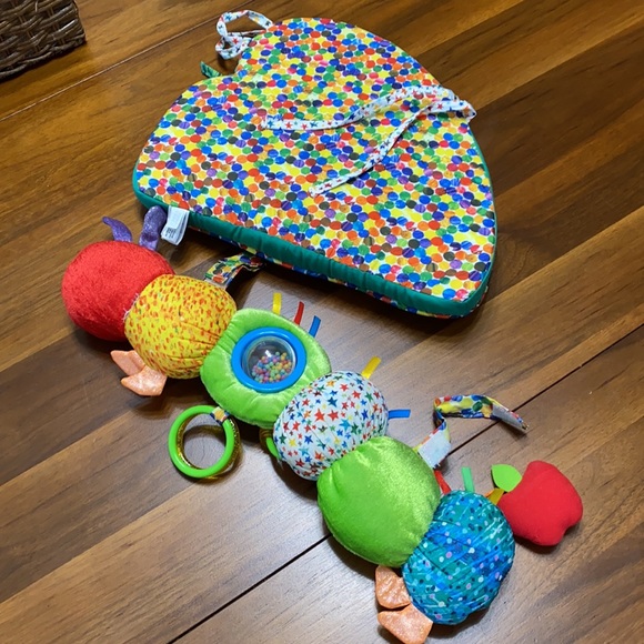 The Very Hungry Caterpillar Crib Mirror and Toy Set - Picture 2 of 3